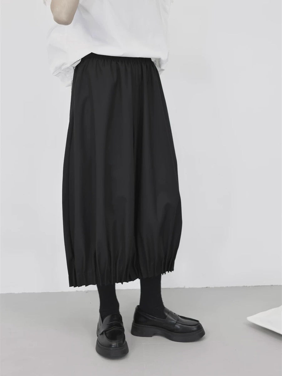 ピンタックヘム バルーンパンツ