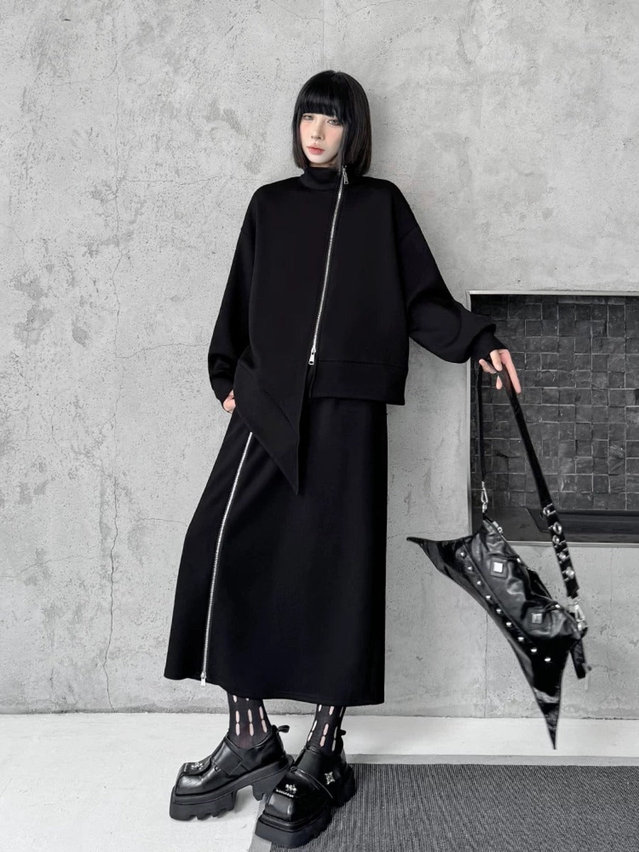 センタージップ ロングスカート