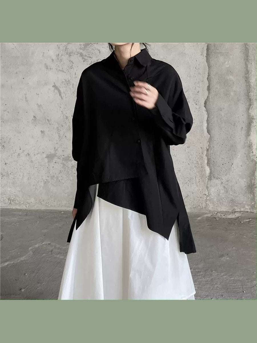 アシンメトリーティアードスカート